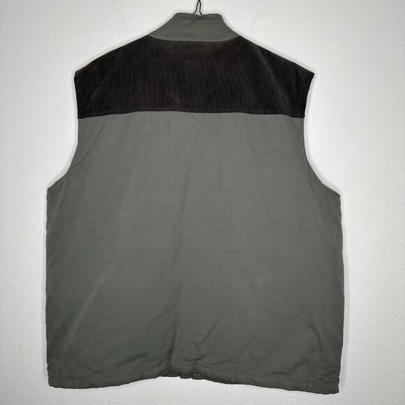 Bob Timberlake Down Vest Jacket Mens Green Outdoor Quilted Sz XL hunting fishing - Picture 5 of 7